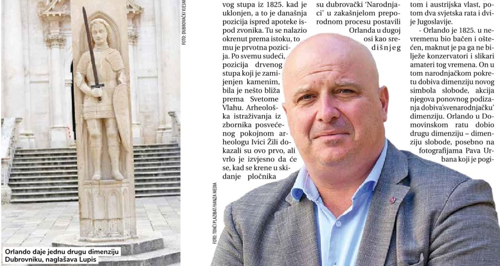 Dr. Sc. Vinicije B. Lupis: Zbog Orlanda Se Dubrovnik Razlikuje Od Drugih Gradova