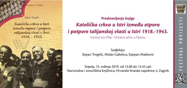 KLIOFEST 2019.: Predstavljanje knjiga dr. sc. Danijela Vojaka et al. i dr. sc. Stipana Trogrlića, 14. i 15. 5. 2019.