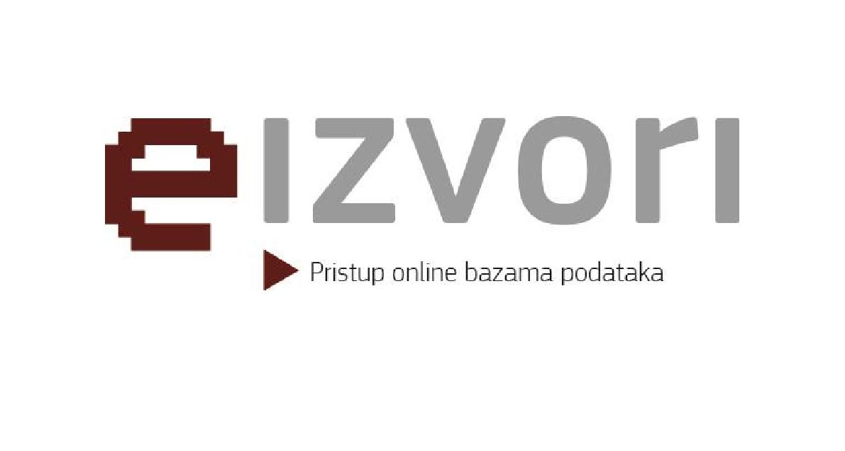 Portal Elektroničkih Izvora Za Hrvatsku Akademsku I Znanstvenu Zajednicu